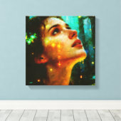 Tranen van Licht Canvas Afdruk (Insitu (Houten vloer))