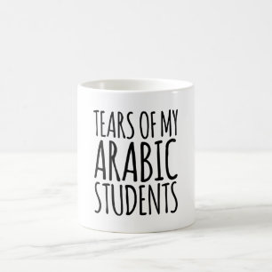 tranen van mijn Arabische student Koffiemok