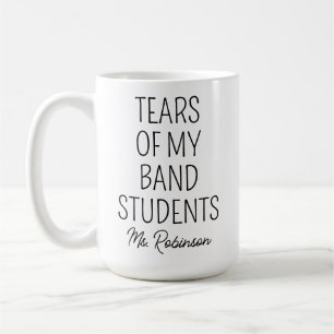 Tranen van mijn bandleerlingen, waardering voor de koffiemok