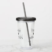 Tranen van mijn cliënt Fitness instructeur Trainer Acryl Drinkbeker (Links)