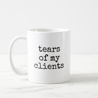 Tranen Van Mijn Cliënten Grappige Persoonlijke Fit Koffiemok