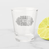 Tranen van mijn cliënten Persoonlijke trainers Gif Shot Glas (Achterkant)