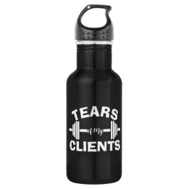 Tranen van mijn cliënten Persoonlijke trainers Gif Waterfles