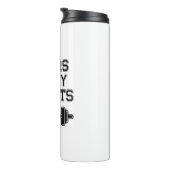 Tranen van mijn klanten Personal Trainer Gift Fitn Thermosbeker (Geroteerd rechts)