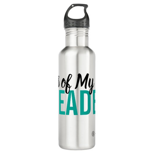 Tranen van mijn lezers waterfles  (Voorkant)