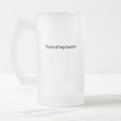 Tranen van mijn lui matglas bierpul (Links)