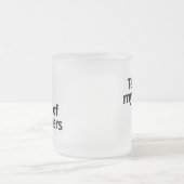 Tranen van mijn lui matglas koffiemok (Center)