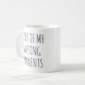 Tranen van Mijn Mahjong tegenstanders Grappig Koffiemok (Voorkant links)