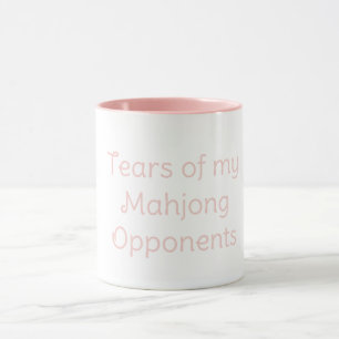 Tranen van mijn Mahjong-tegenstanders Grappig Mok