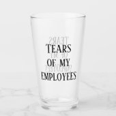 Tranen van mijn medewerkers baas Kantoor werk Humo Glas (Voorkant)