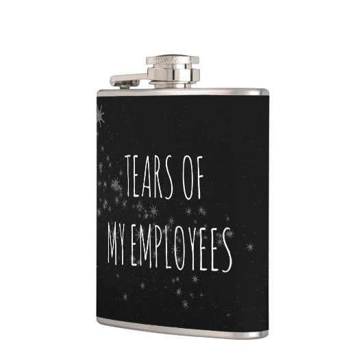 Tranen van Mijn Medewerkers Grappige Boss Gift Hip Heupfles (Links)