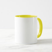 Tranen van mijn Mok van de staf Gele Koffie (Voorkant rechts)