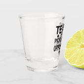 Tranen van mijn Pickleball Funny minimale Pickleba Shot Glas (Links)