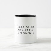 Tranen van mijn pickleball tegenstanders grappig m mok (Midden)