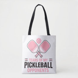 Tranen van mijn pickleball tegenstanders - grappig tote bag