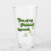 Tranen van mijn Pickleball Tegenstanders Grappige  Glas (Voorkant)