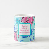 Tranen van mijn Pickleball Tegenstanders Picklebal Koffiemok (Center)