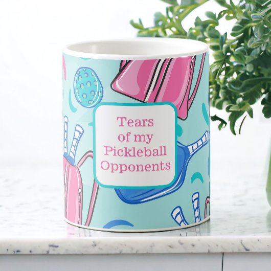 Tranen van mijn Pickleball Tegenstanders Picklebal Koffiemok