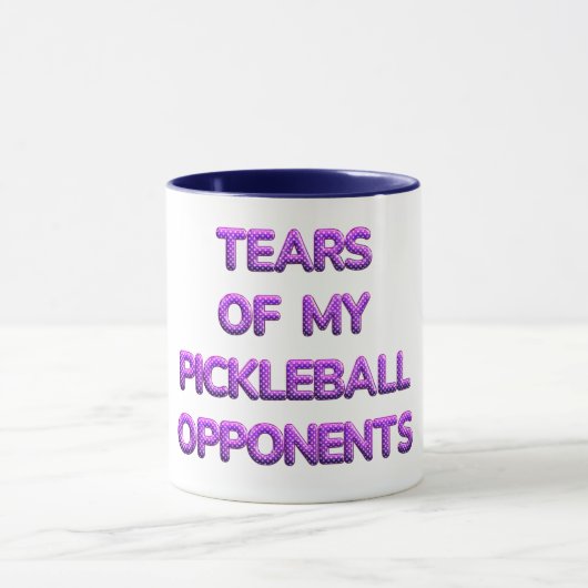 Tranen van mijn pickleball tegenstanders T-shirt - Mok (Midden)