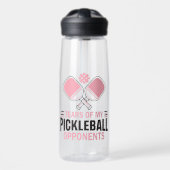 Tranen van mijn Pickleball tegenstanders Waterfles (Voorkant)