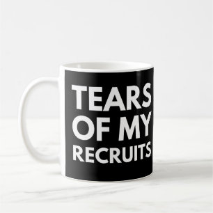 Tranen van mijn rekruten Funny Recruiter Koffiemok