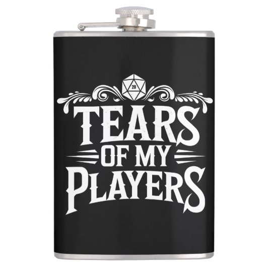 Tranen van mijn spelers heupfles (Voorkant)