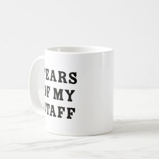 Tranen van mijn staf Mok (Voorkant links)