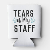 Tranen van mijn staf werelden beste baas ooit cade blikjeskoeler (Achterkant)