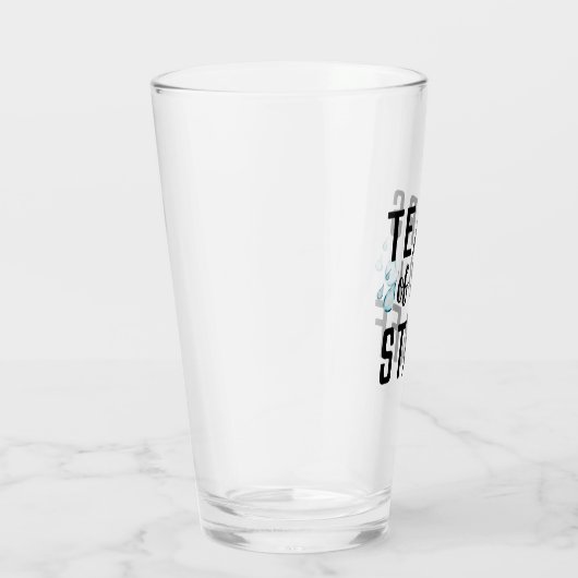 Tranen van mijn staf werelden beste baas ooit cade glas (Rechts)