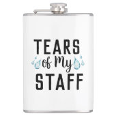 Tranen van mijn staf werelden beste baas ooit cade heupfles (Voorkant)