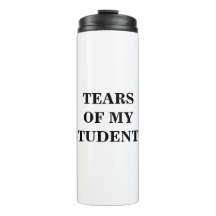 Tranen van mijn studenten waterfles