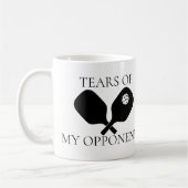 Tranen van mijn tegenstanders Pickleball Koffiemok (Links)