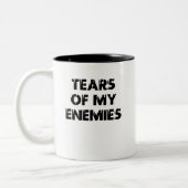 Tranen van mijn vijanden - 01 tweekleurige koffiemok (Links)