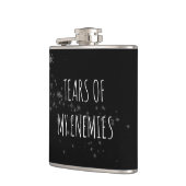 Tranen van Mijn Vijanden Grappige Rivaal Gift Hip  Heupfles (Links)