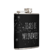 Tranen van Mijn Vijanden Grappige Rivaal Gift Hip  Heupfles (Rechts)