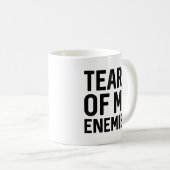 tranen van mijn vijanden koffiemok (Voorkant rechts)