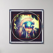 TRANEN VAN ROUW - 24"x24"x3/4" Canvas Afdruk (Voorkant)