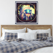 TRANEN VAN ROUW - 24"x24"x3/4" Canvas Afdruk (Insitu (Slaapkamer))