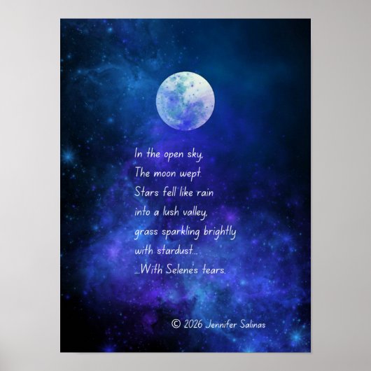 Tranen van Selene Poster (Voorkant)