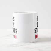 Tranen Van Studenten Grappige Gemene Leraar  Grote Koffiekop (Voorkant)