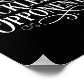 Tranen van vrouwen grappige speler pickle ball poster (Hoek)