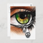 Tranen voor vrede briefkaart (Voorkant / Achterkant)