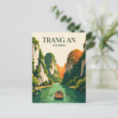 Trang An-landschapcomplex Vietnam Briefkaart (Staand voorkant)