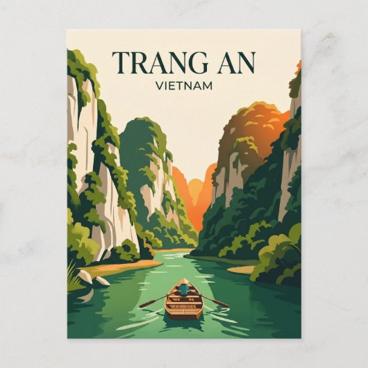Trang An-landschapcomplex Vietnam Briefkaart (Voorkant)