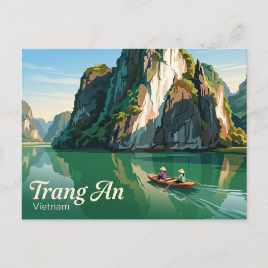 Trang An-landschapcomplex Vietnam Briefkaart (Voorkant)