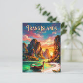 Trang-eilanden Thailand Briefkaart (Staand voorkant)