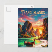 Trang-eilanden Thailand Briefkaart (Voorkant / Achterkant)