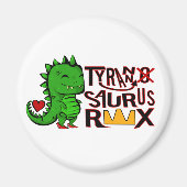 Tranny Saurus Rex Magneet (Voorkant)