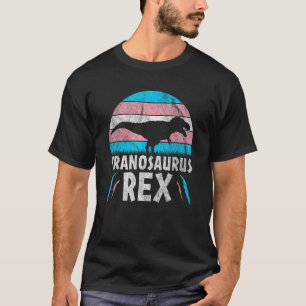 Tranosaurus - T-Rex Gay Transexual Transflag Pride T-shirt