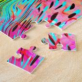 Tranquability Abstracte Fluid Art Legpuzzel (Zijkant)